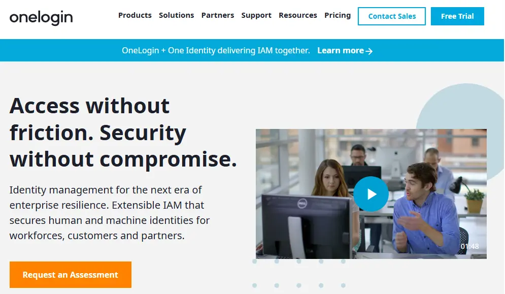 OneLogin dashboard — the identity and access management platform this article evaluates alternatives for
